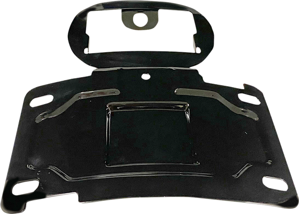 License Plate Frame Mounts Black, 1, nordicamoto.ro