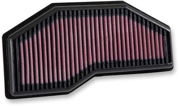 High-flow Air Filter Black, Red, 1, nordicamoto.ro