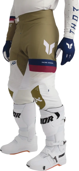 Thor Sportmode League nadrág, bézs/fehér, 38-as méret, 8, nordicamoto.ro