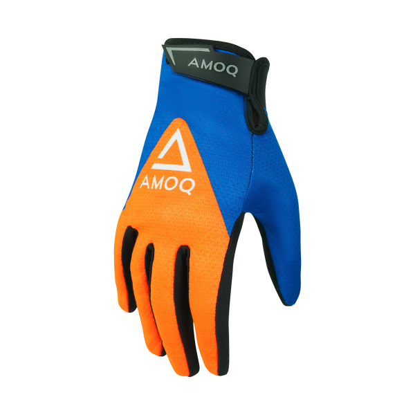 AMOQ Ascent V2 kék-narancssárga motoros kesztyű, M/9, 1, nordicamoto.ro