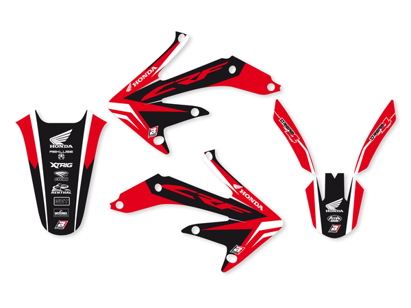 Dream 4 Graphics Kit Black, Red, White, 1, nordicamoto.ro
