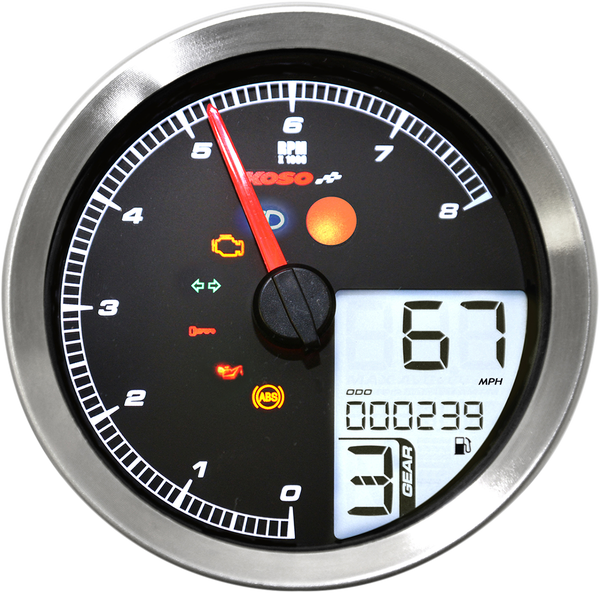 Tnt-b Multi-function Meter Chrome, 2, nordicamoto.ro
