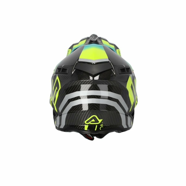 Acerbis Steel Carbon 22.06 sisak, világoskék/fluo sárga, 5, nordicamoto.ro