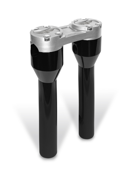 Clubstyle Straight Riser Black, Silver, 1, nordicamoto.ro