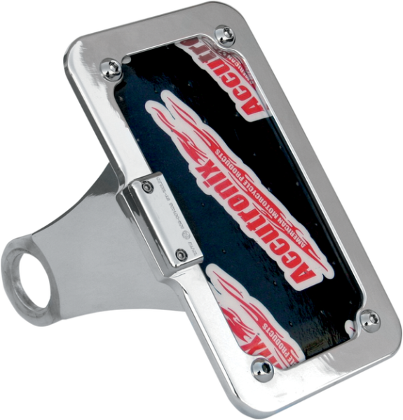 Side Mount License Plate With Led Tag Light White, 1, nordicamoto.ro