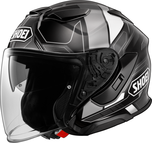 SHOEI J-CRUISE3 WHIZZY TC-5 fúvóka sisak, fekete/szürke, M-es méret, 1, nordicamoto.ro