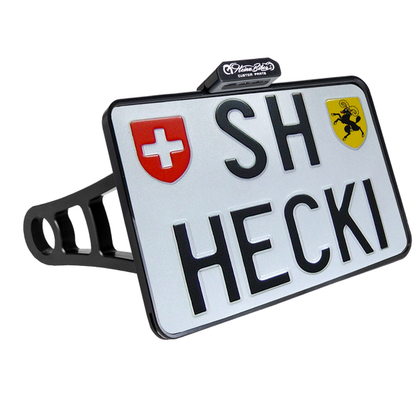 License Plate Side Mounts White, 1, nordicamoto.ro