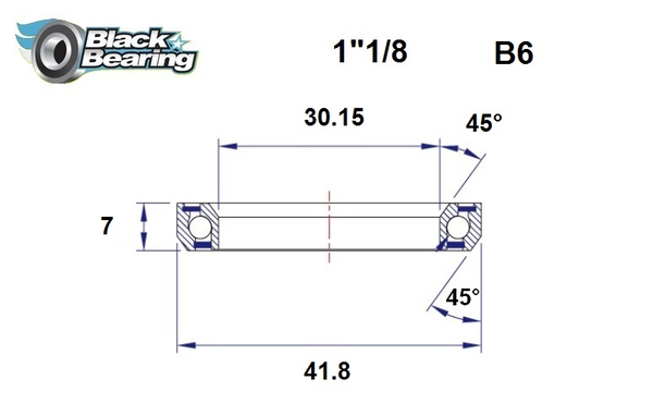 Headset Bearing, 1, nordicamoto.ro