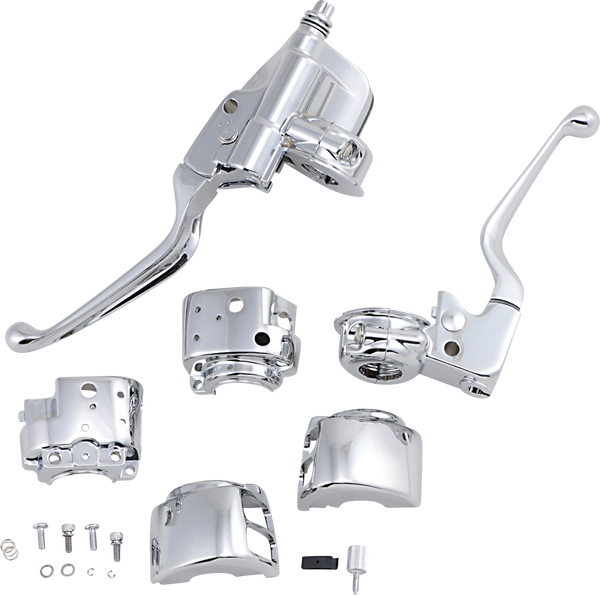 Handlebar Control Kit With Mechanical Clutch Silver, 4, nordicamoto.ro