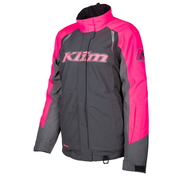 Klim Strata Insulated női motoros kabát, fekete – metál ezüst, 7, nordicamoto.ro