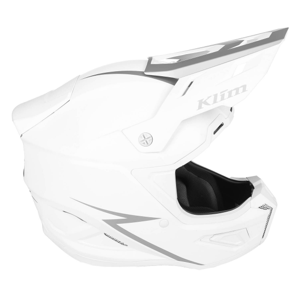 Casca Snowmobil Klim T1 Freeride ECE Solid Matte White, 8, nordicamoto.ro