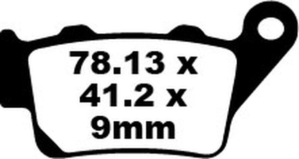 Fa Series Organic Brake Pads, 1, nordicamoto.ro