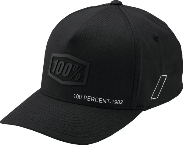 Sapca 100% Shadow Flexfit Black L/XL, 1, nordicamoto.ro