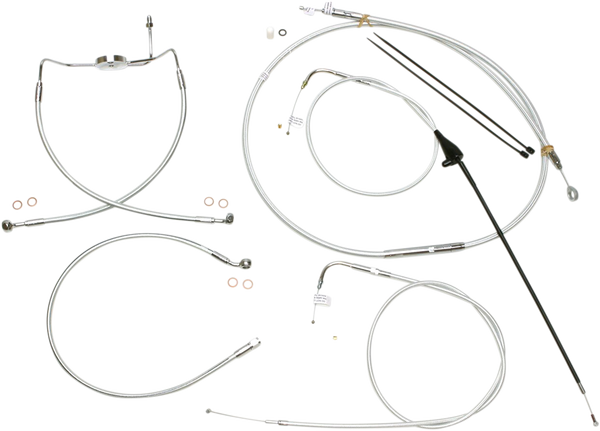 Sterling Chromite Ii® Designer Handlebar Installation Kit Silver, 2, nordicamoto.ro