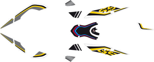 Decal Kit Black, Blue, Red, 1, nordicamoto.ro