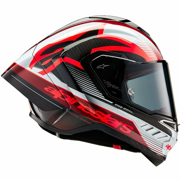 ALPINESTARS SUPERTECH R10 CARBON TEAM teljes arcú sport sisak, fekete/piros/fehér, M-es méret, 7, nordicamoto.ro