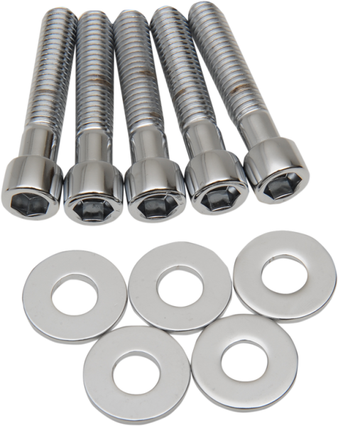 Rotor, Sprocket And Belt Mounting Hardware Kit Silver, 1, nordicamoto.ro