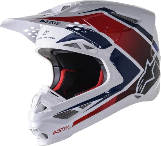 Casca Alpinestars Supertech M10 Carb Blue/Red/White XL, 6, nordicamoto.ro