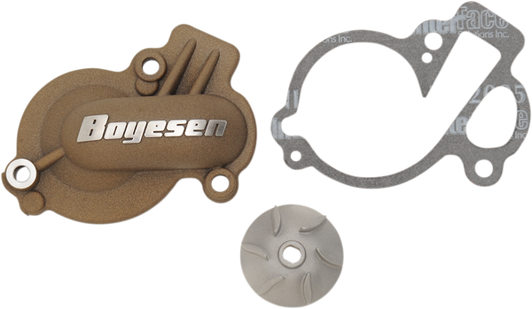 Supercooler Water Pump Cover And Impeller Kit Magnesium, Powder-coated, 1, nordicamoto.ro