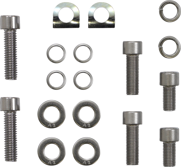Driver Floorboard Highway Peg Mounts Black, 4, nordicamoto.ro