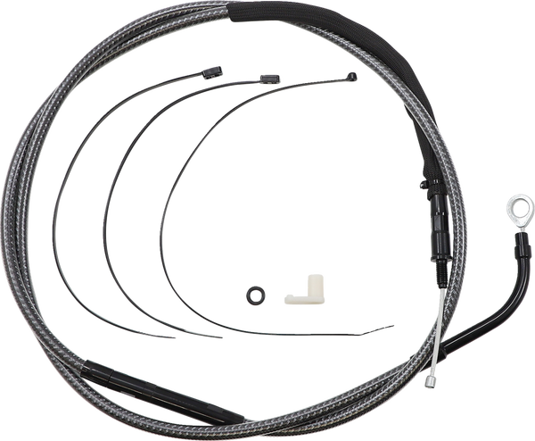 High-efficiency Polished Karbonfibr Clutch Cable Silver, 1, nordicamoto.ro