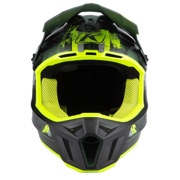 Klim F3 Carbon ECE Unruly fekete–fehér motoros sisak, 58, nordicamoto.ro