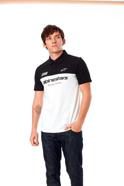 Tricou Alpinestars Paddock White/Black M, 7, nordicamoto.ro
