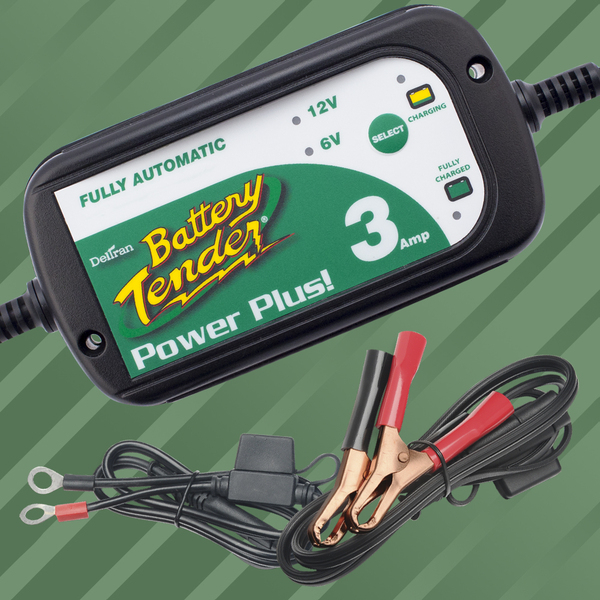 Battery Tender® 3 Amp Power Plus Charger Black, 1, nordicamoto.ro