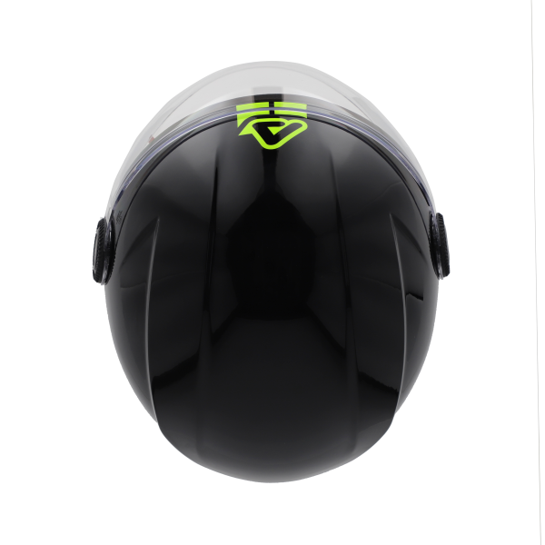 Acerbis Brezza Jet sisak, fekete, M-es méret, 6, nordicamoto.ro