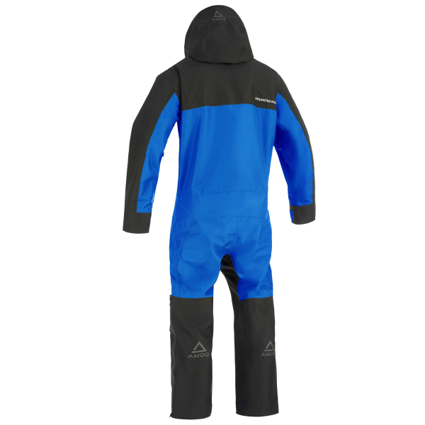 AMOQ Dynamic YOUTH Monosuit Insulated Black/Blue/Hivis Yellow, 120, 2, nordicamoto.ro