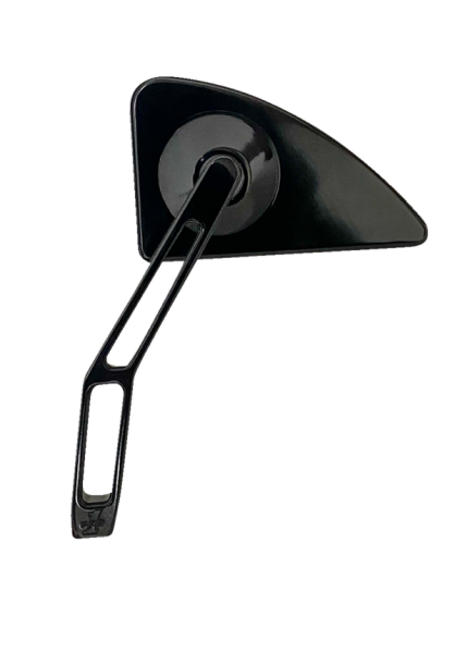 Mini Mirror W/v2 Cut-out Stem Black, Anodized, 3, nordicamoto.ro