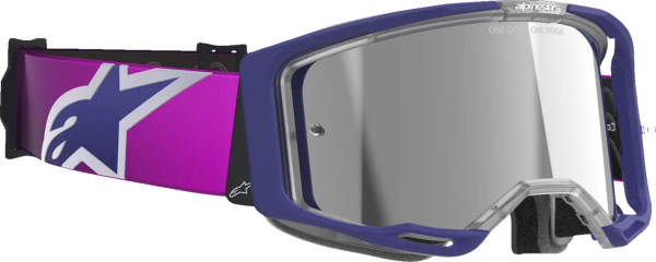 Alpinestars Vision 8 Corp szemüveg, lila/szürke, EGY MÉRET, 1, nordicamoto.ro