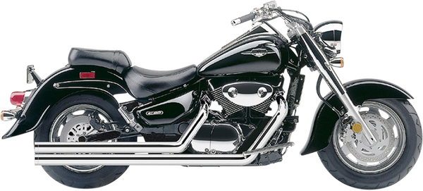 Speedster Long Exhaust System Chrome, 1, nordicamoto.ro
