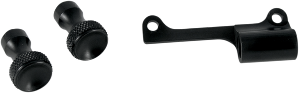 Mikuni Enrichener Cable Relocation Bracket Kit With Knobs Black, 1, nordicamoto.ro