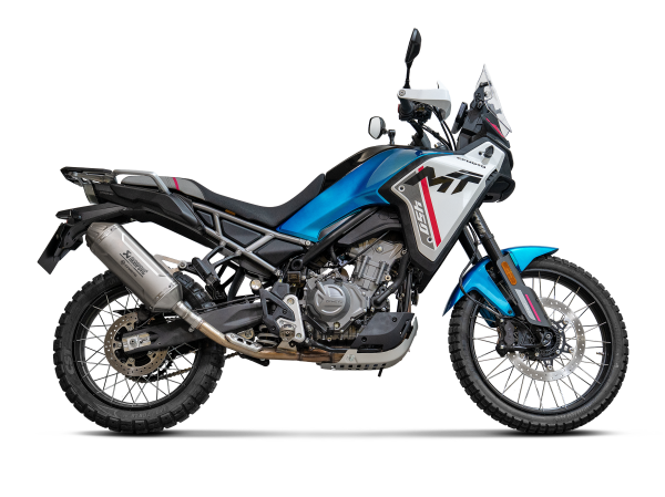 Akrapovič Slip-On Line Titanium sportkipufogó CFMOTO 450MT 2024–2026 modellekhez, 2, nordicamoto.ro