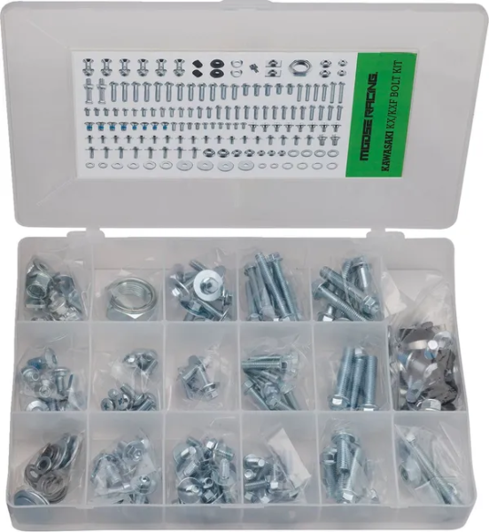 MOOSE RACING M1 Kx-kxf Bolt Kit Gray, Silver, 1, nordicamoto.ro