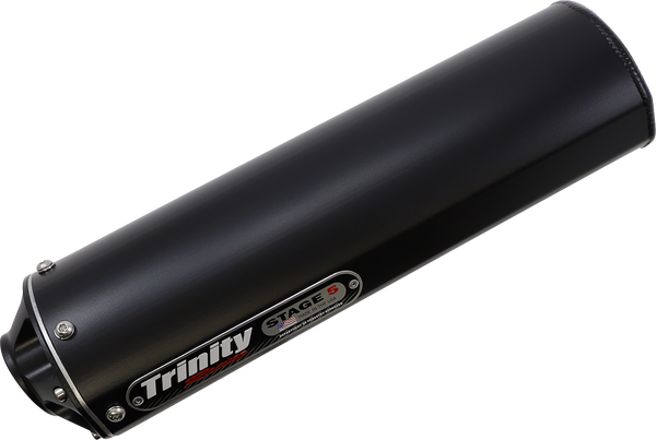 5 Stage Slip-on Muffler Black, Brushed, Cerakote®, 2, nordicamoto.ro