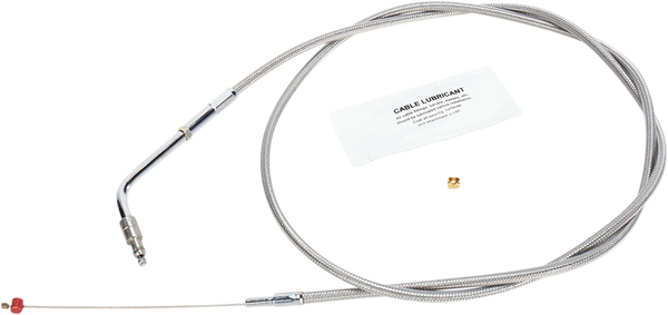 Stainless Steel Throttle/idle Cable Silver +203 mm (8''), 1, nordicamoto.ro