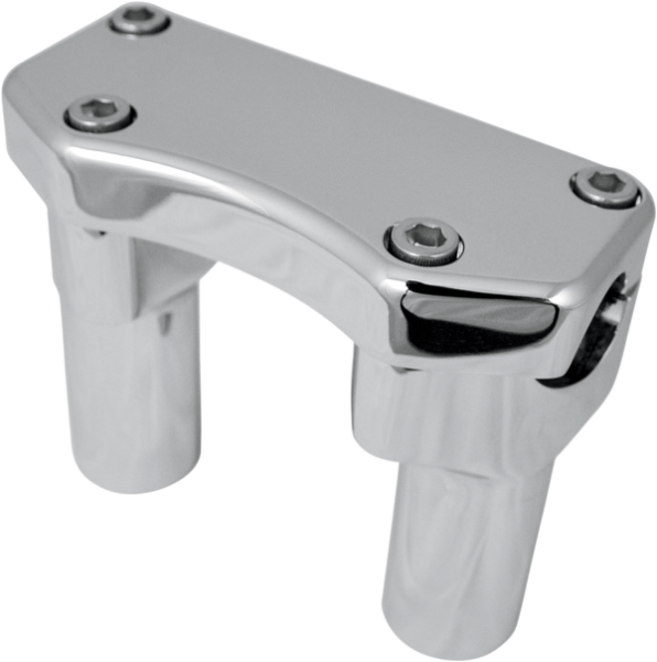 Handlebar Riser & Top Clamp Kit Silver, 1, nordicamoto.ro