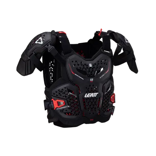 Leatt 5.5 PRO EVO mellkasvédő, fehér, S–M, 9, nordicamoto.ro
