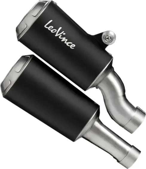 LeoVince LV-10 fekete slip-on kipufogórendszer a Triumph Speed Triple 1200 RR-hez, 1, nordicamoto.ro
