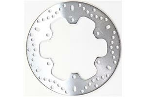 Round Hpsr Solid Brake Rotor Silver, Stainless Steel, 1, nordicamoto.ro