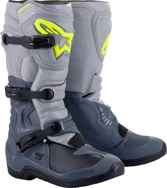 Alpinestars Tech 3 szürke csizma, 44,5-es méret, 1, nordicamoto.ro