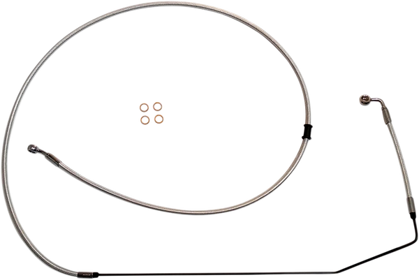 Braided Front Brake Line Chrome, Sterling Chromite® Ii Oversize [+203 mm (8'')], 1, nordicamoto.ro