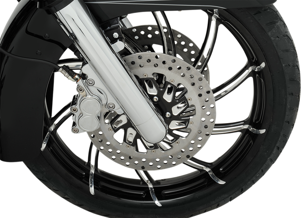 Two-piece Brake Rotor Black, Silver, Matte, 1, nordicamoto.ro