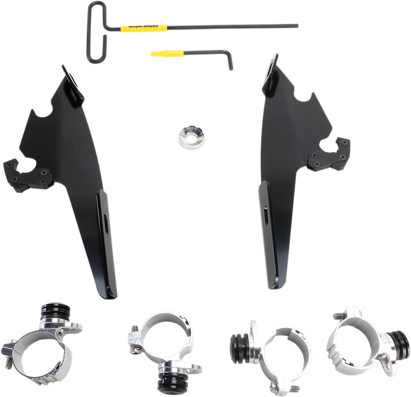 Batwing Fairing Trigger-lock Mounting Kit Black, 1, nordicamoto.ro