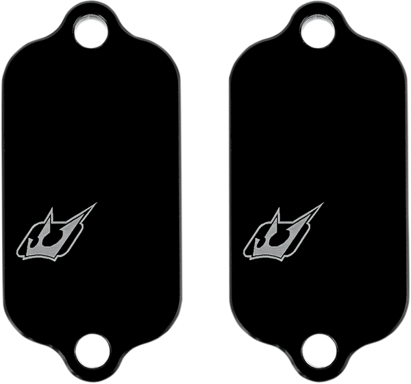 Engine Block Off Plates Black, 1, nordicamoto.ro