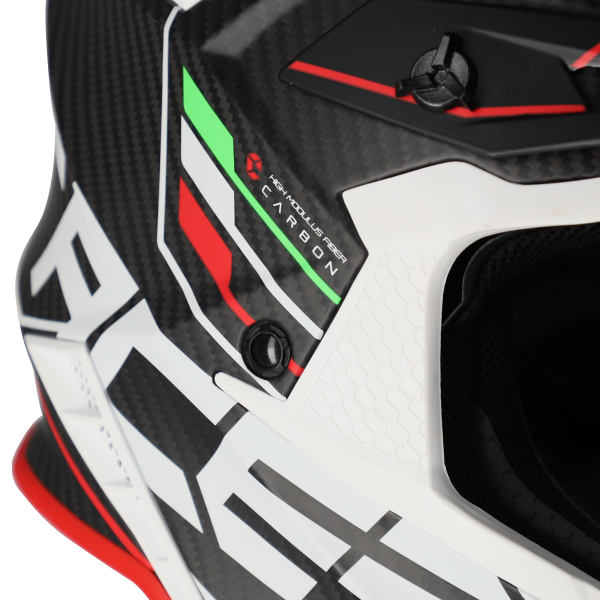 Casca Acerbis Steel Carbon 22-06 Fekete/Piros XL, 6, nordicamoto.ro