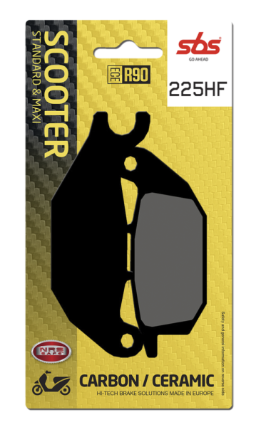 Hf Street Ceramic Organic Brake Pads, 2, nordicamoto.ro