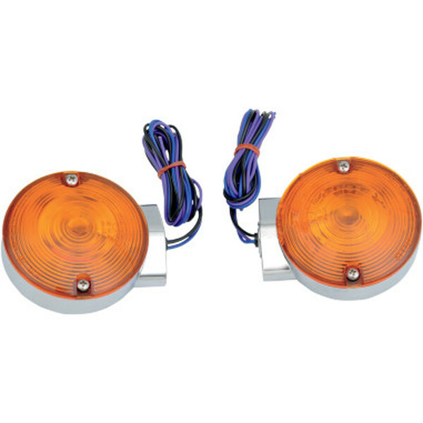 Replacement Touring Turn Signals Chrome, 1, nordicamoto.ro